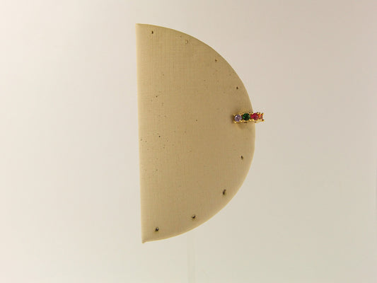 PIERCING COLORS 4 ZIRCÔNIAS