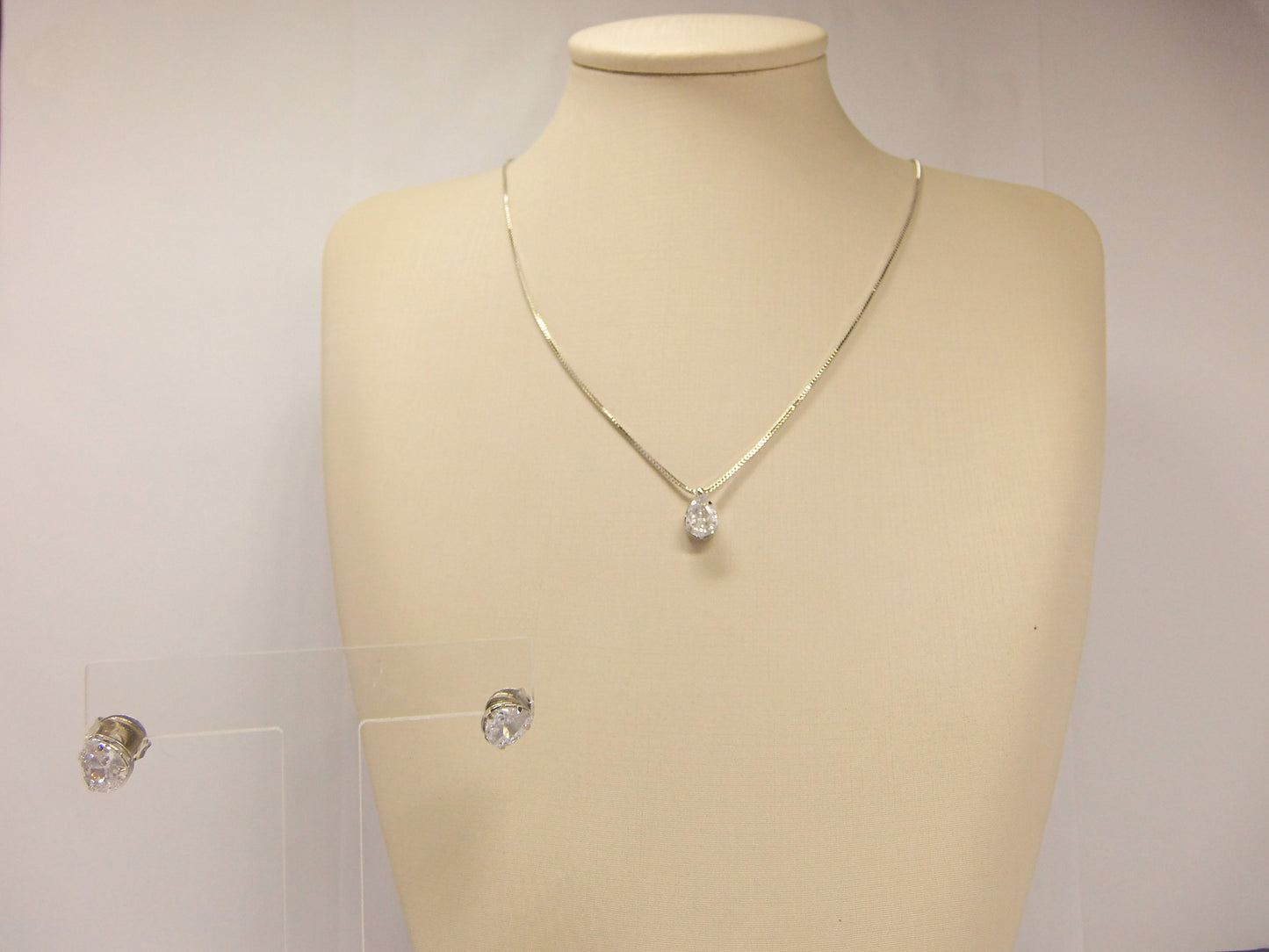 CONJUNTO GOTA CRISTAL PLATINA