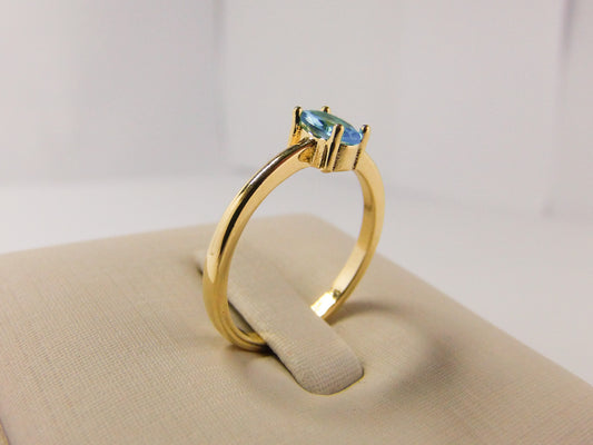 ANEL PEDRA OVAL COLORS AZUL