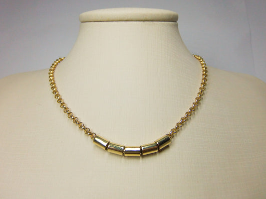 CHOKER ELOS CILINDRO GOLD