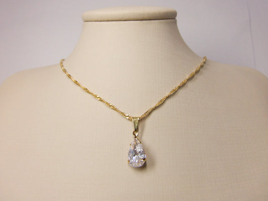 COLAR GOTA ZIRCÔNIA