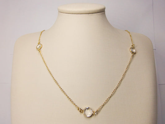 COLAR CIRCULO CRISTAL 70CM